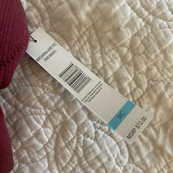 Tahari Ribbed Bralette Trio NWT - Picture 3 of 5